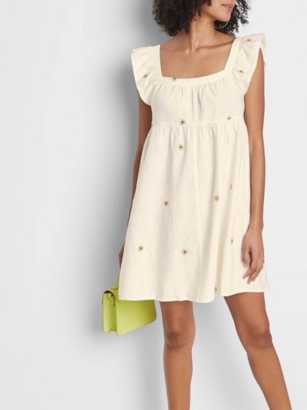 Wild Fable Embroidered Babydoll Dress